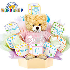 BAB109-GIRL - Build-A-Bear - Baby Blocks - Girl 